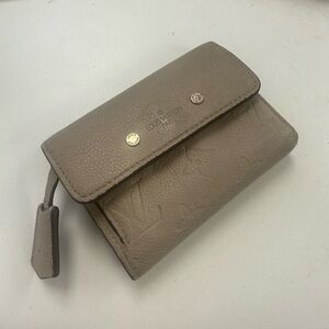 Louis Vuitton Gray Leather Wallet